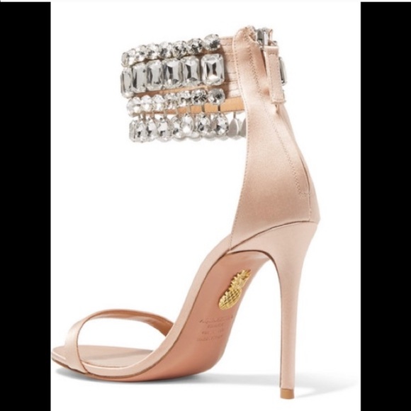 Aquazurra Gem Palace Crystal Embellished Sandals - Picture 2 of 7